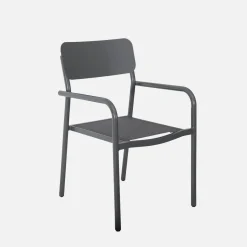 Set tavolo da giardino in alluminio con 1 panchina e 4 sedie