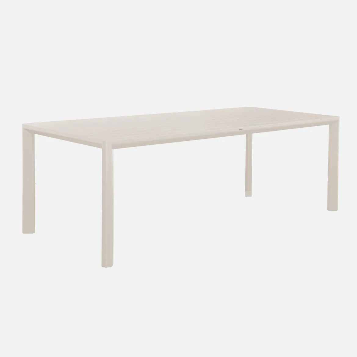 Set tavolo da giardino in alluminio con 2 panchine, 8 sedie