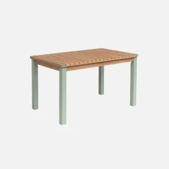 Set tavolo da giardino per bambini in legno, 4 sedie