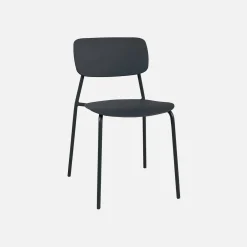 Set tavolo da giardino pieghevole in metallo con 6 sedie