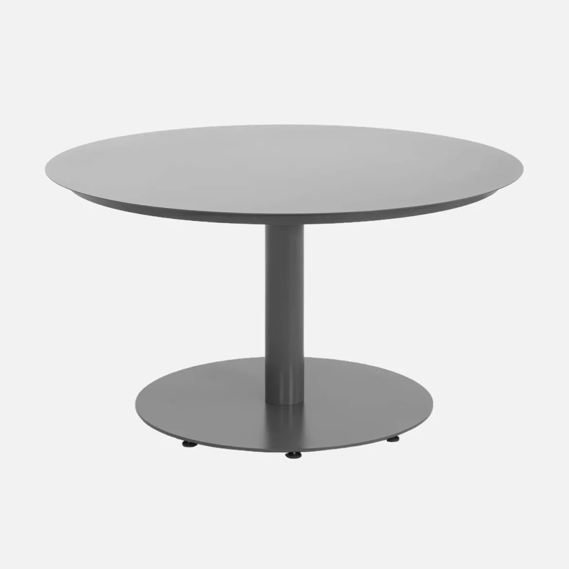 Set tavolo da giardino rotondo in altuminio con 6 sedie