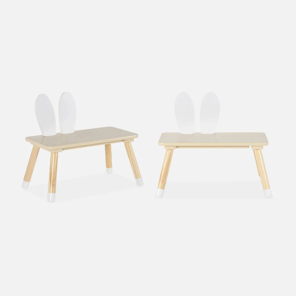 Set tavolo e 2 sedie per bambini