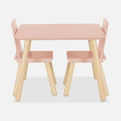 Set tavolo e 2 sedie per bambini