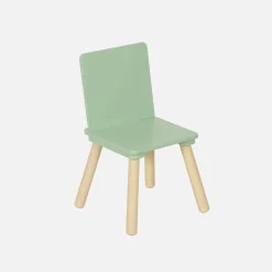 Set tavolo rettangolare per bambini in legno di pino con 4 sedie