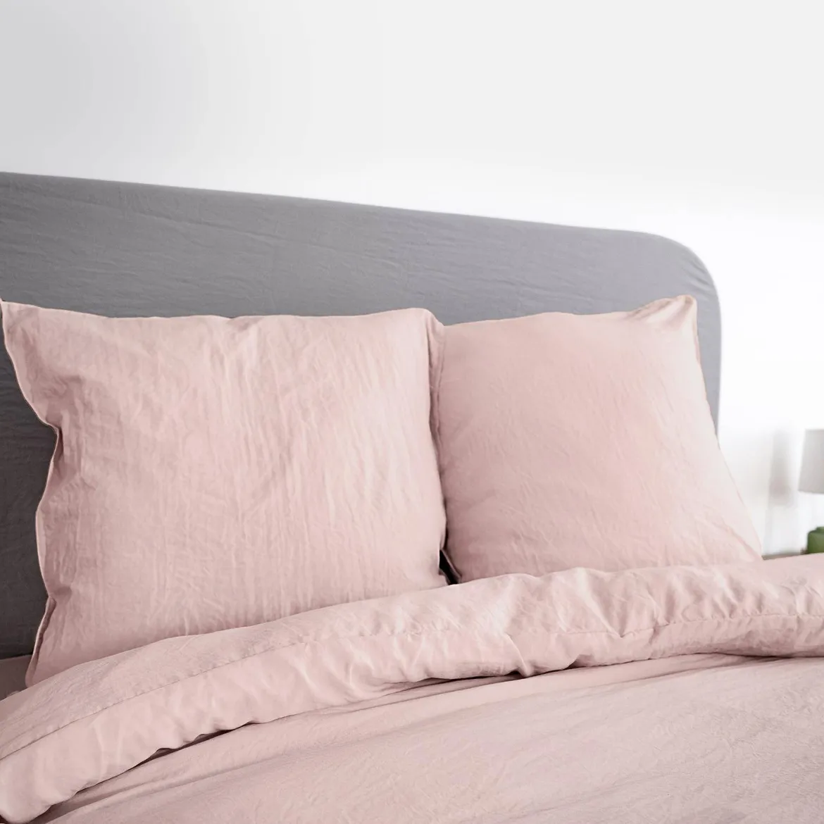 Set biancheria da letto in microfibra rosa, 2 posti