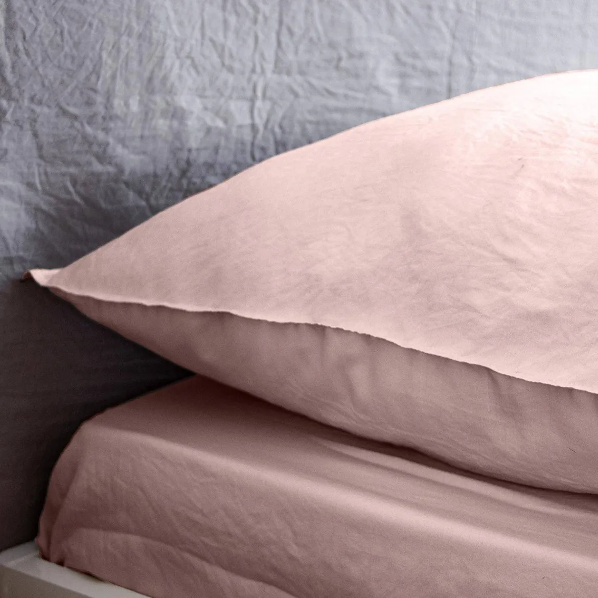 Set biancheria da letto in microfibra rosa, 2 posti