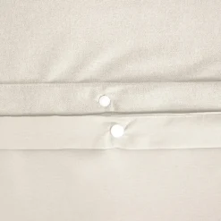 Set biancheria da letto reversibile crema, 2 posti
