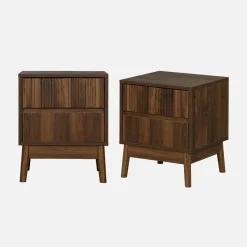 Set 2 comodini con 2 cassetti
