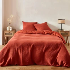 Set 2 comodini effetto legno e cannage