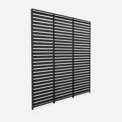 Set di 3 persiane 1.3m per pergola bioclimatica in alluminio