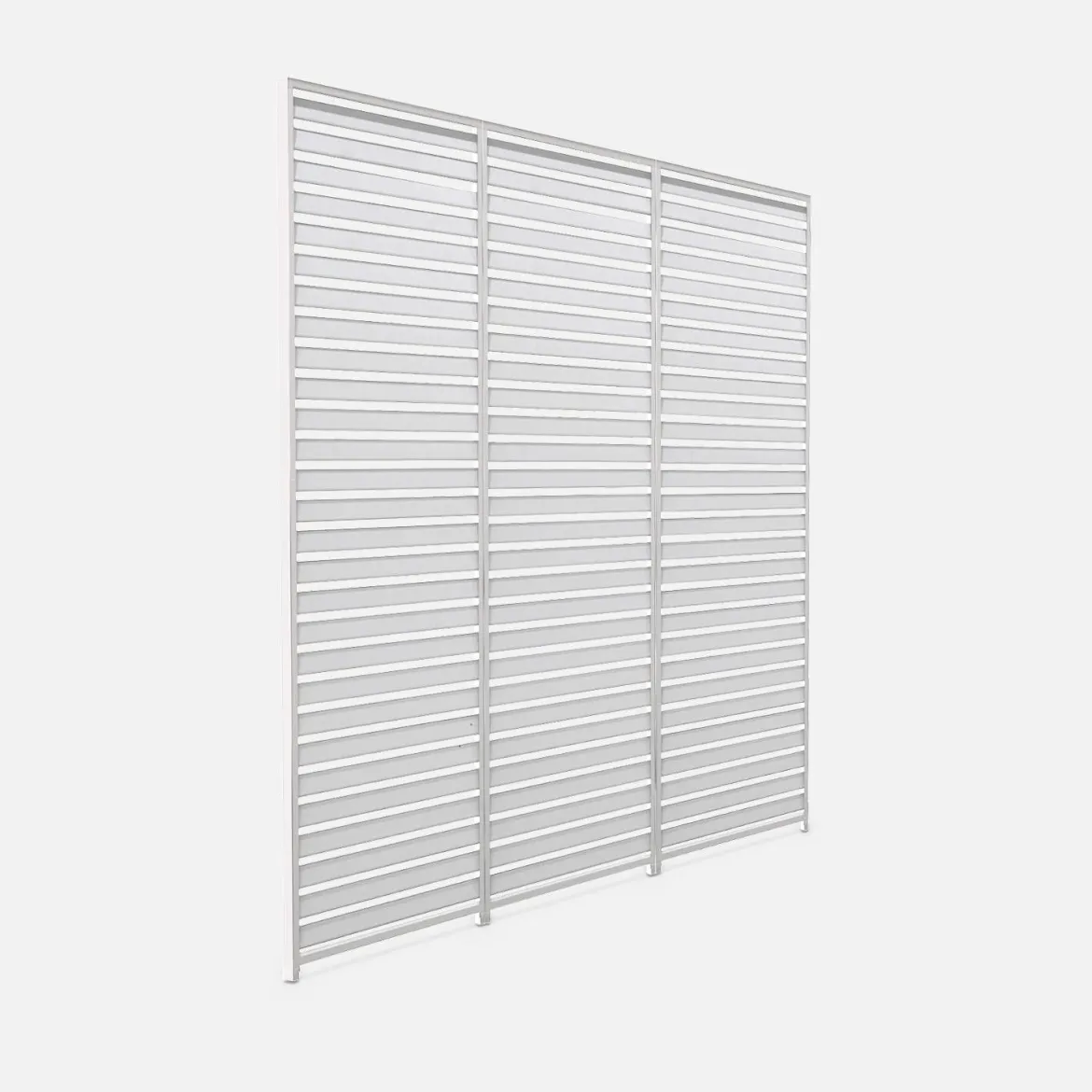 Set di 3 persiane 1.3m per pergola bioclimatica in alluminio
