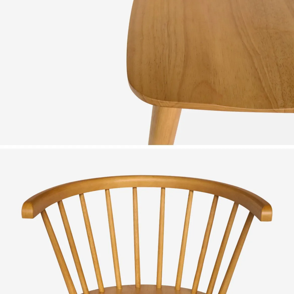Set di 4 sedie in legno