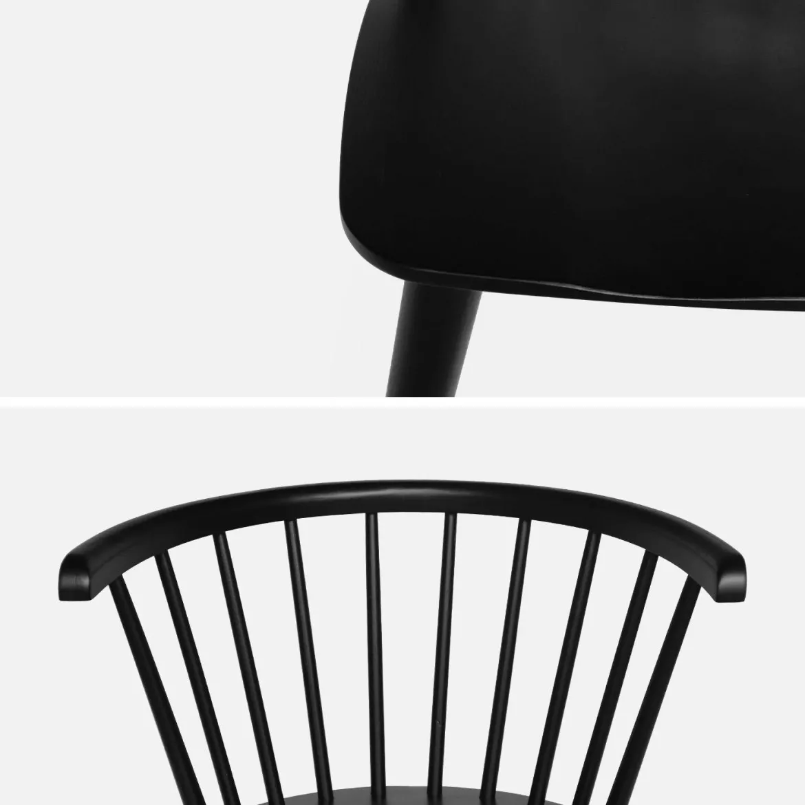 Set di 4 sedie in legno