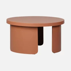 Set di 2 tavolini rotondi impilabili