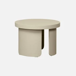 Set di 2 tavolini rotondi impilabili