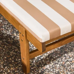 Set 2 lettini prendisole in legno multiposizione