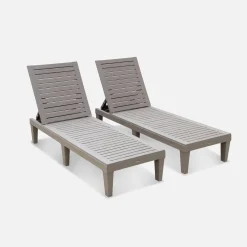 Set 2 lettini prendisole multiposizione