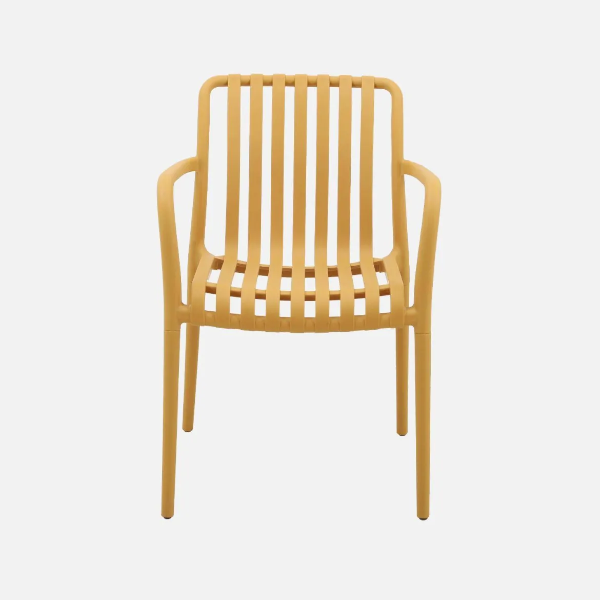 Set 4 poltrone da giardino in plastica
