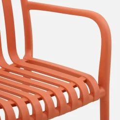 Set 4 poltrone da giardino in plastica