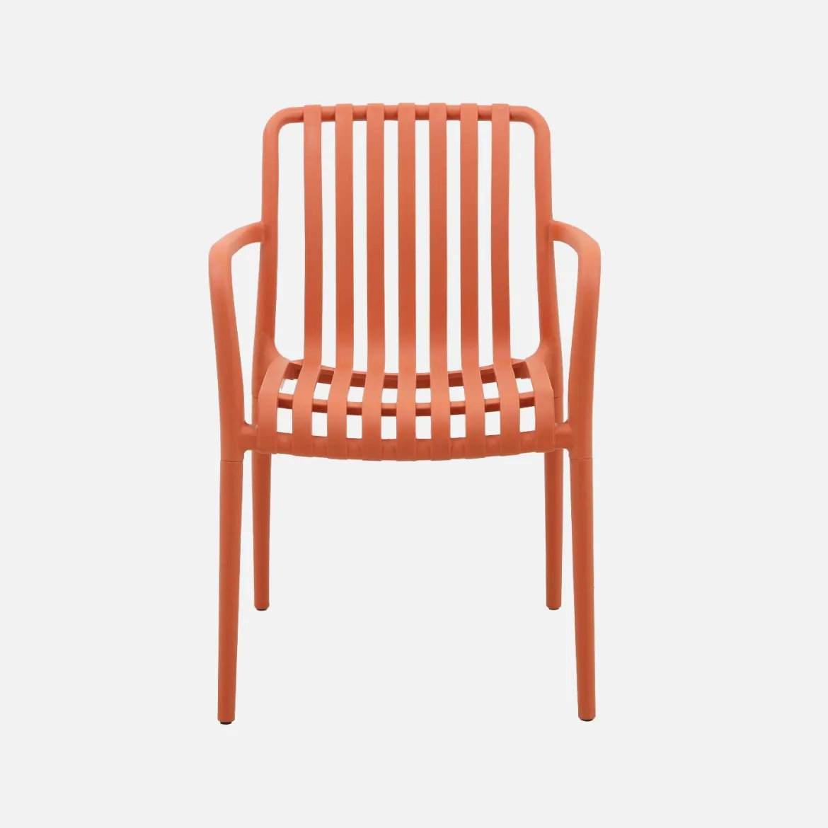 Set 4 poltrone da giardino in plastica