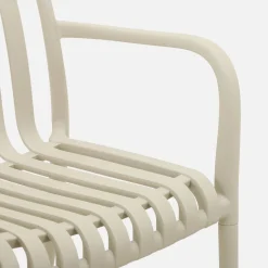 Set 4 poltrone da giardino in plastica