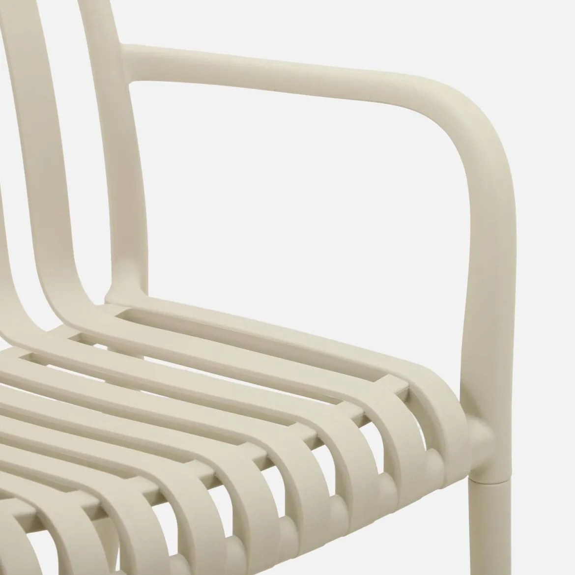 Set 4 poltrone da giardino in plastica