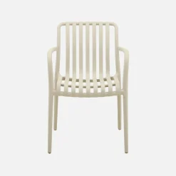 Set 4 poltrone da giardino in plastica