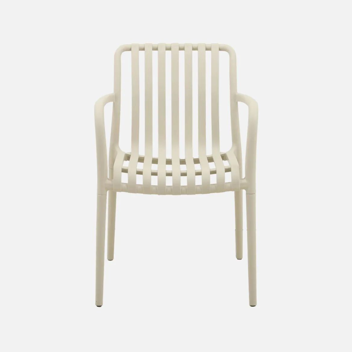 Set 4 poltrone da giardino in plastica
