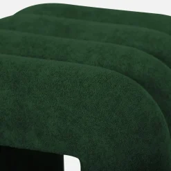 Set 2 pouf contemporanei in tessuto