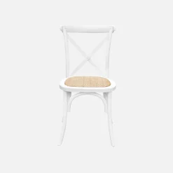 Set 2 sedie bistrò vintage in legno