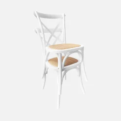 Set 4 sedie da bistrot vintage in legno