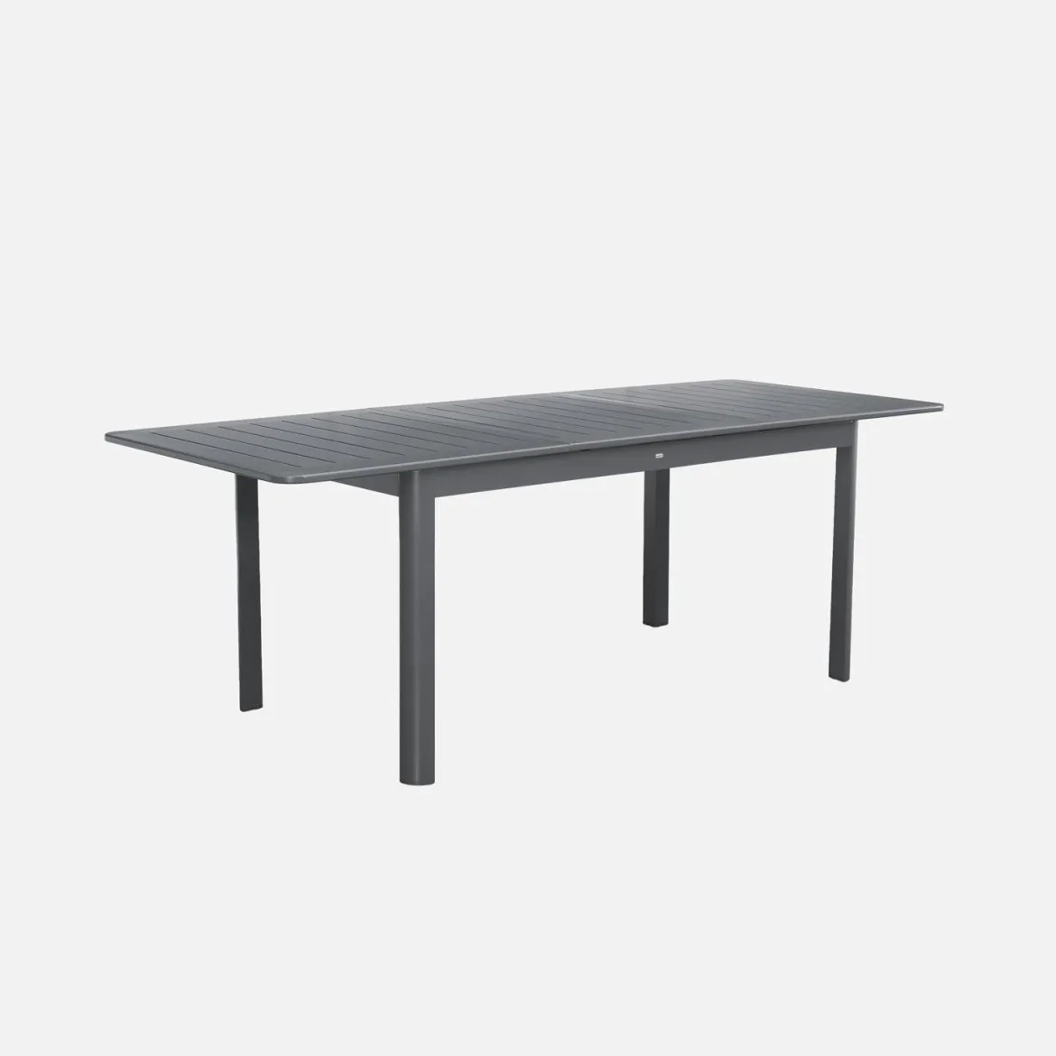 Set tavolo da giardino allungabile in alluminio con 6 sedie