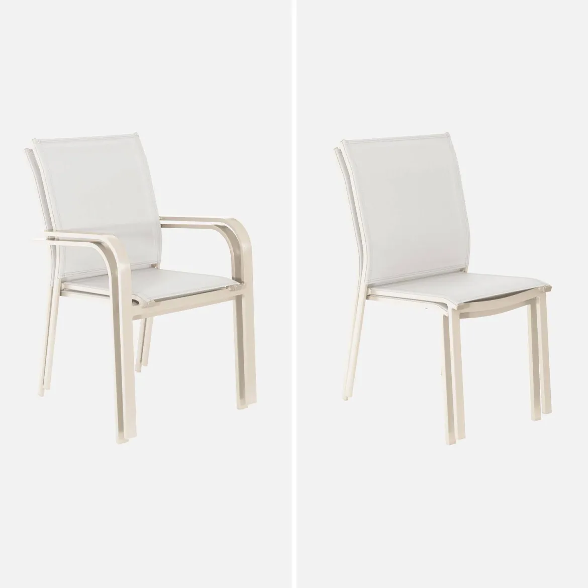 Set tavolo da giardino allungabile in alluminio con 8 sedie