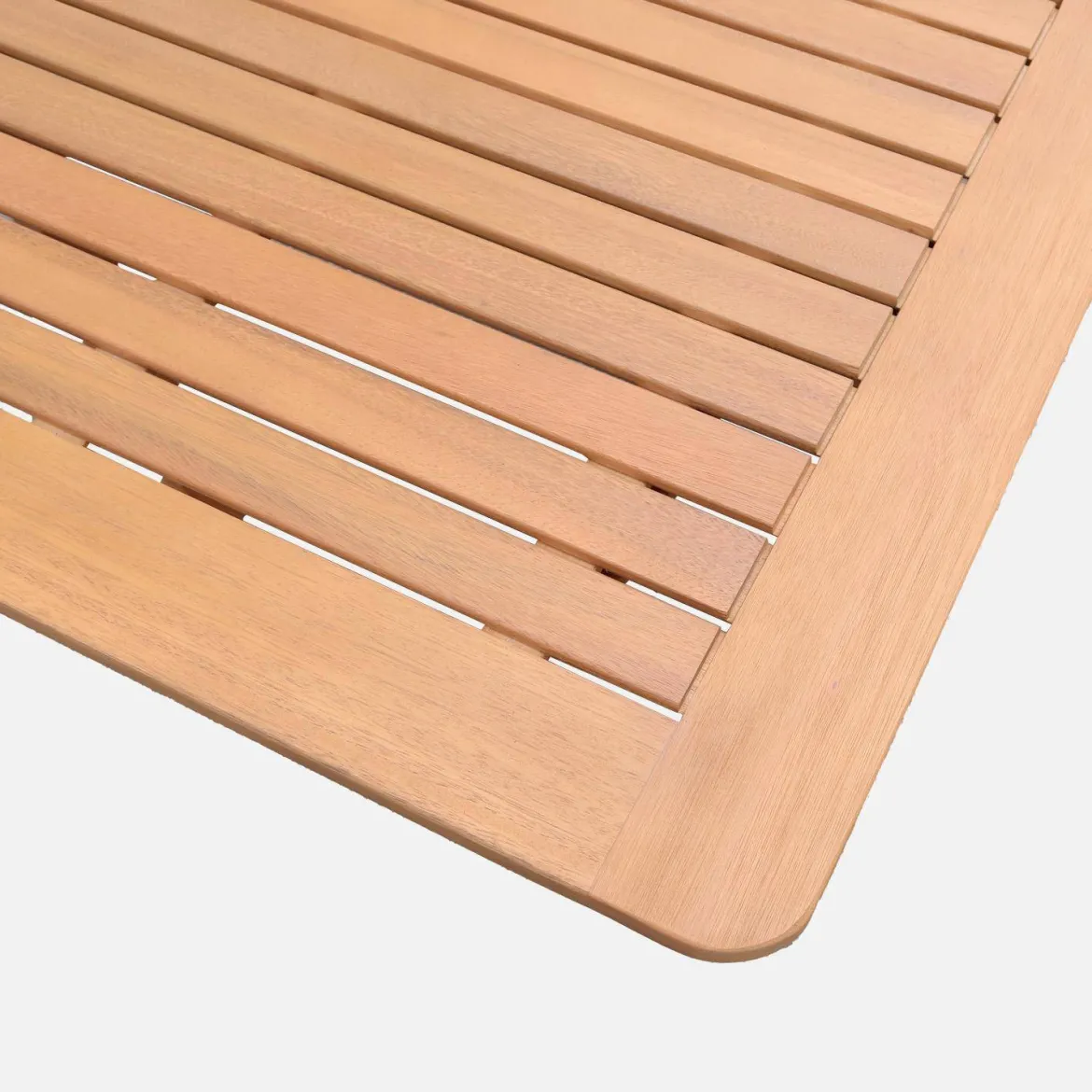 Set tavolo da giardino allungabile in legno di eucalipto con 12 sedie