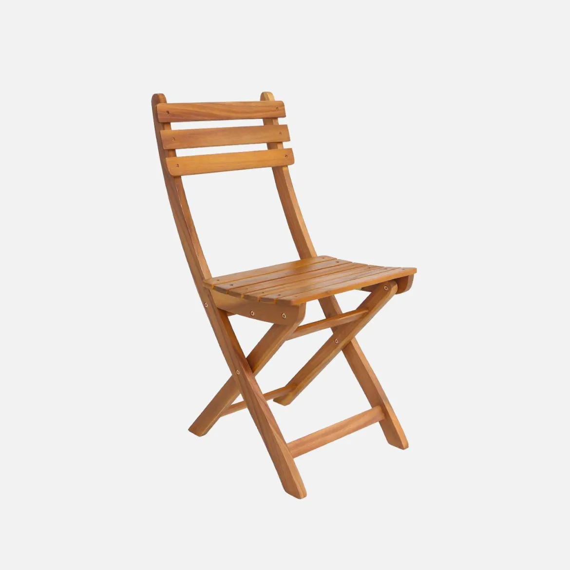 Set tavolo da giardino con angoli arrotondati in legno di acacia con 10 sedie