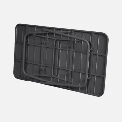 Set tavolo da giardino in acciaio con 6 sedie, 140cm