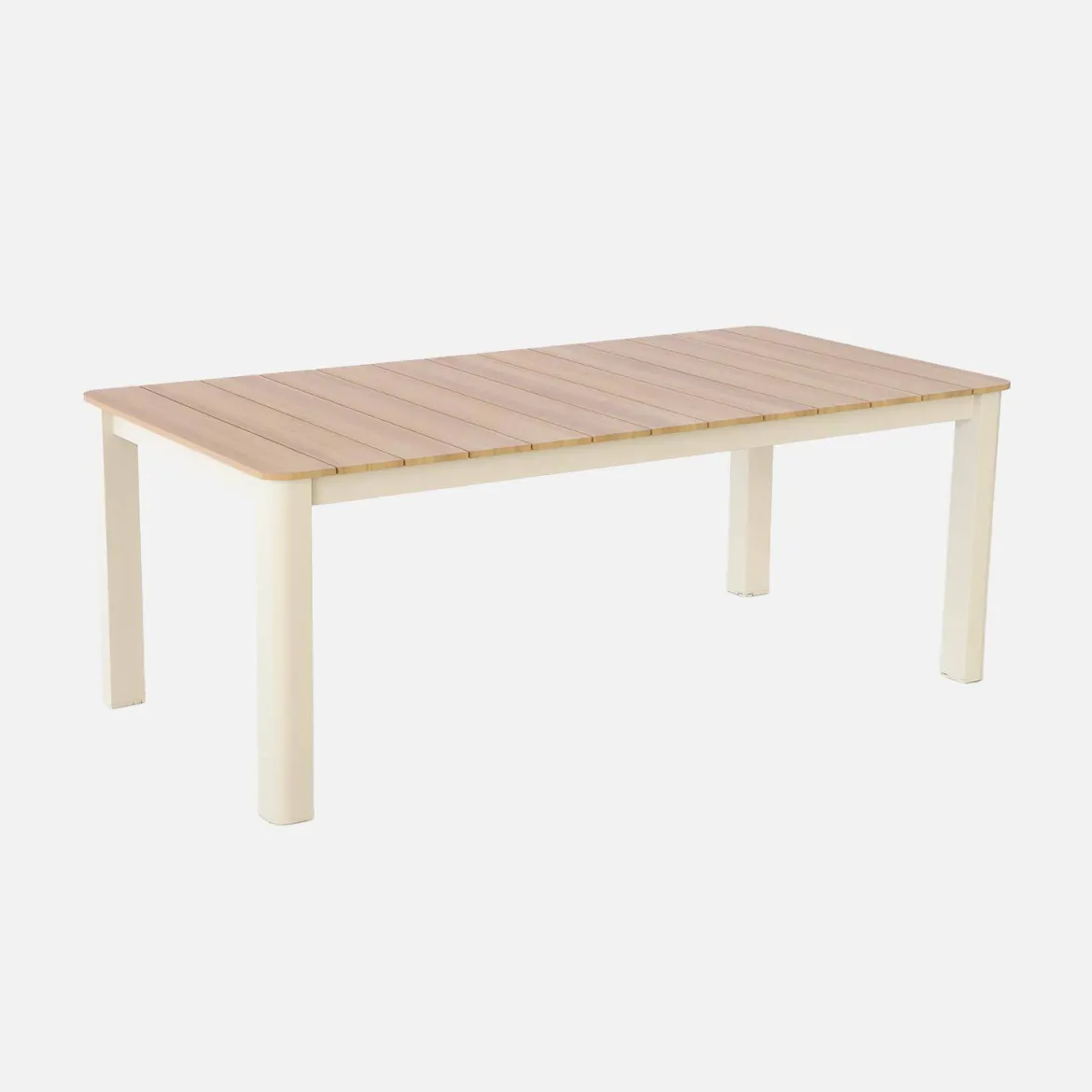 Set tavolo da giardino in alluminio con 8 sedie