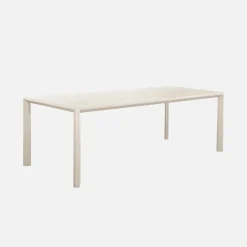 Set tavolo da giardino in alluminio con 1 panchina e 4 sedie