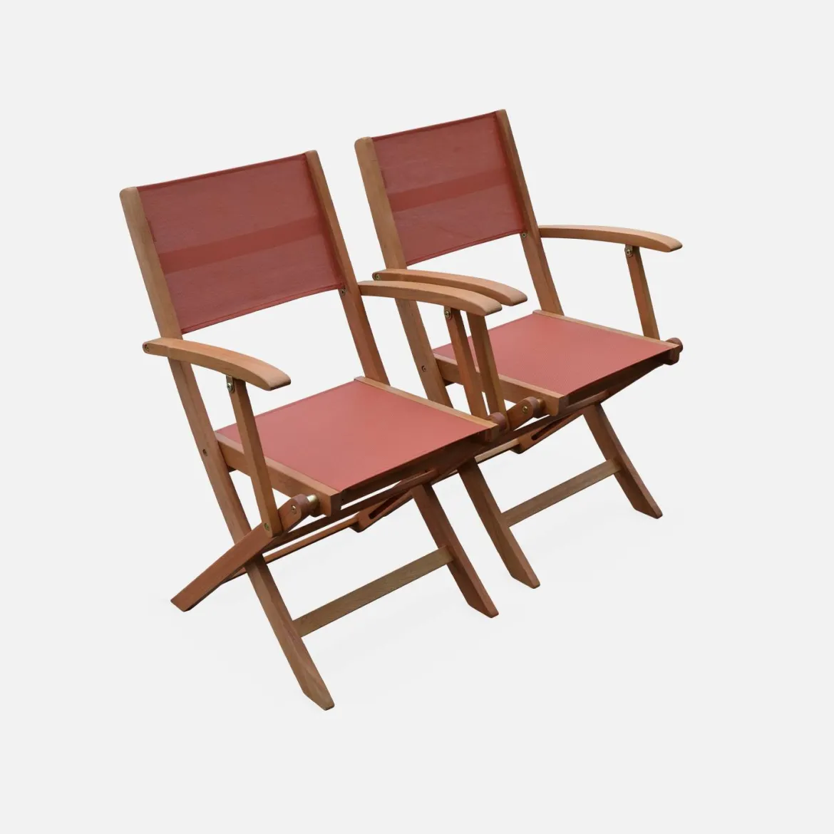 Set tavolo da giardino rettangolare allungabile in legno con 8 sedie