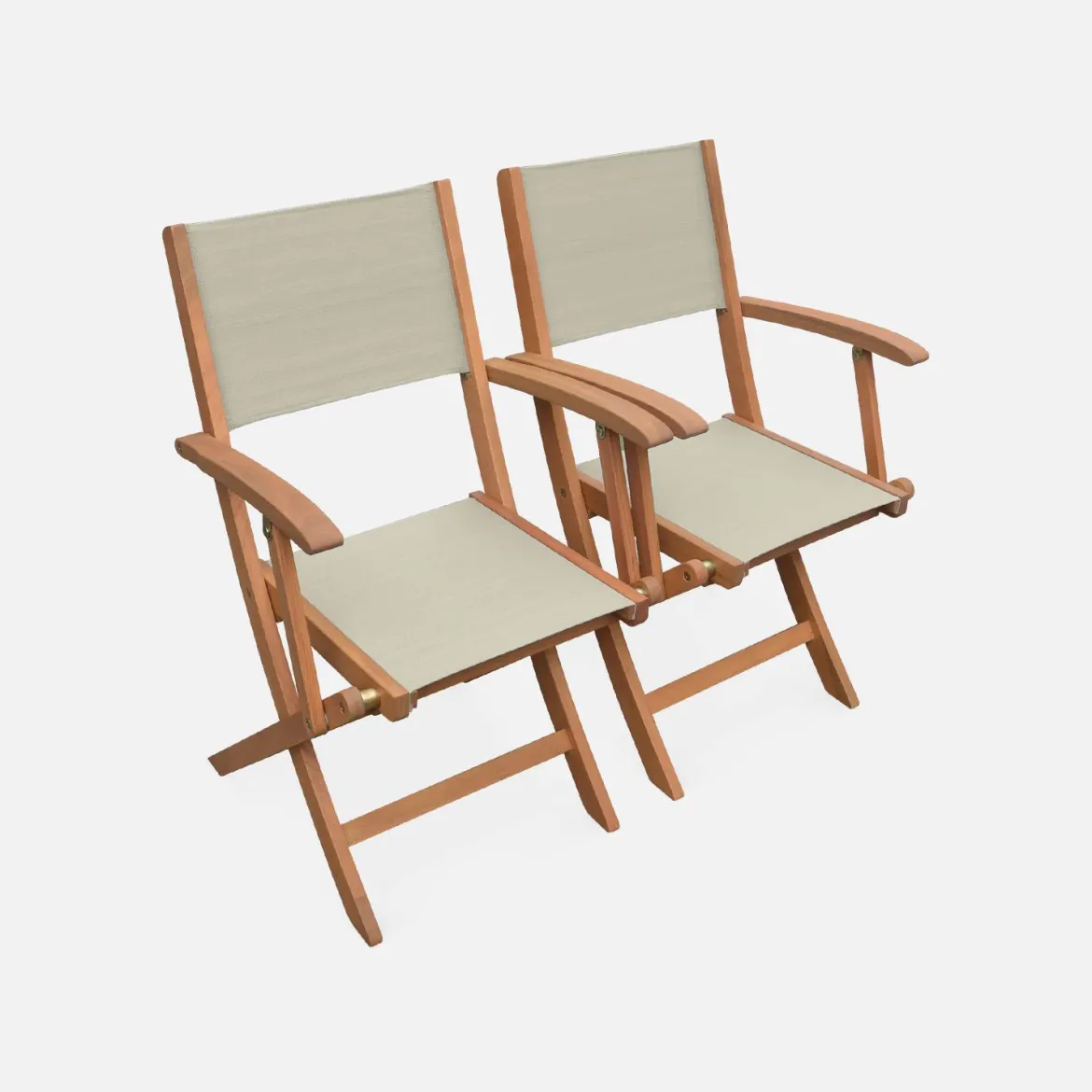 Set tavolo da giardino rettangolare allungabile in legno con 8 sedie