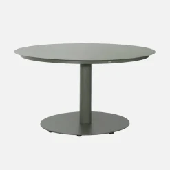Set tavolo da giardino rotondo in alluminio con 6 sedie