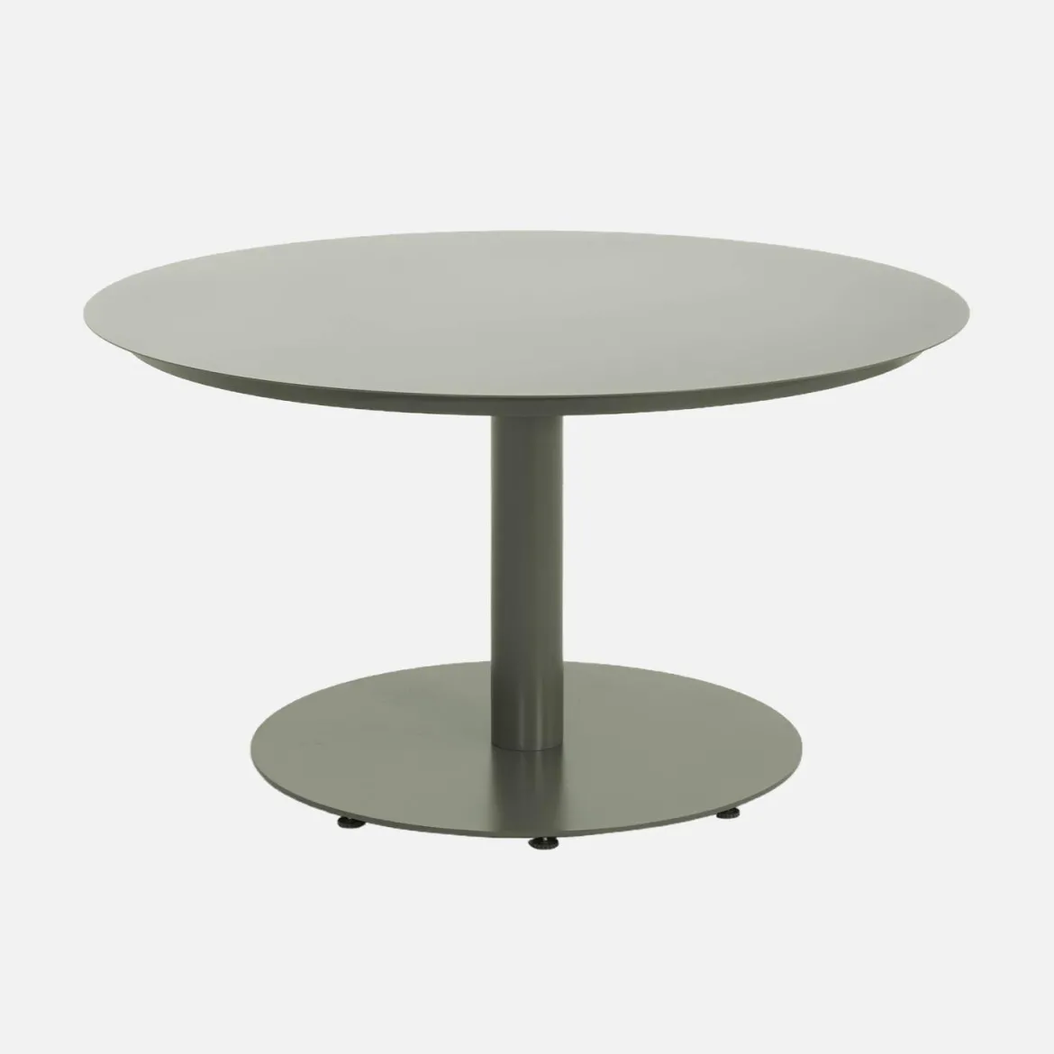 Set tavolo da giardino rotondo in altuminio con 6 sedie