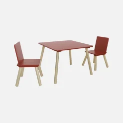 Set tavolo e 2 sedie per bambini