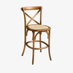 Sgabello da bar bistrot in legno vintage