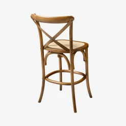 Sgabello da bar bistrot in legno vintage