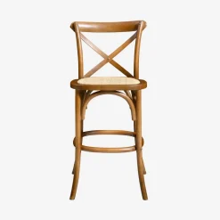 Sgabello da bar bistrot in legno vintage