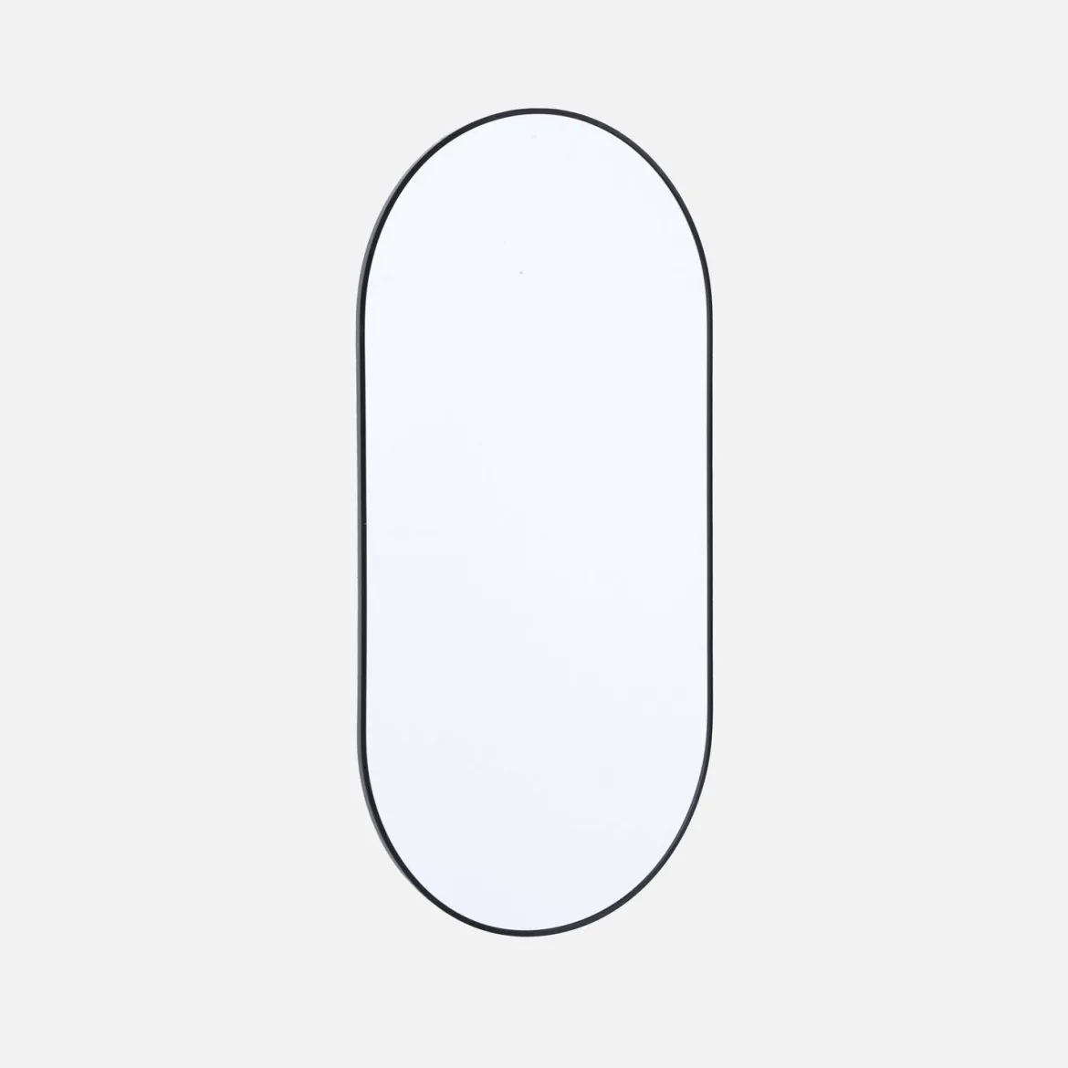 Specchio ovale alluminio 120cm