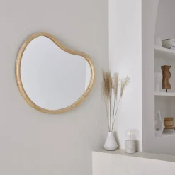 Specchio in legno di abete, 85cm