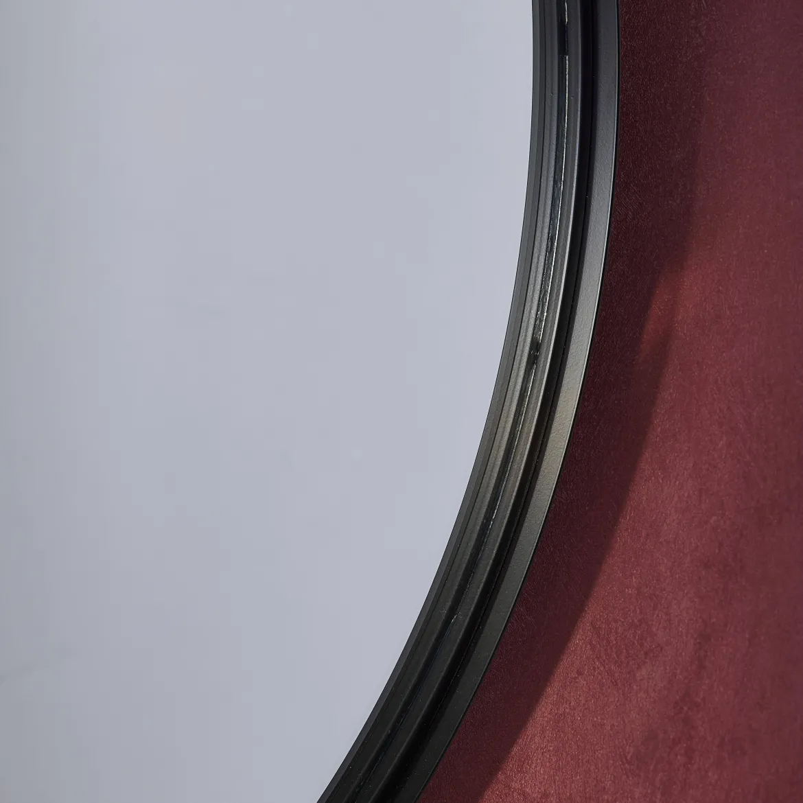 Specchio rotondo in metallo, 60cm