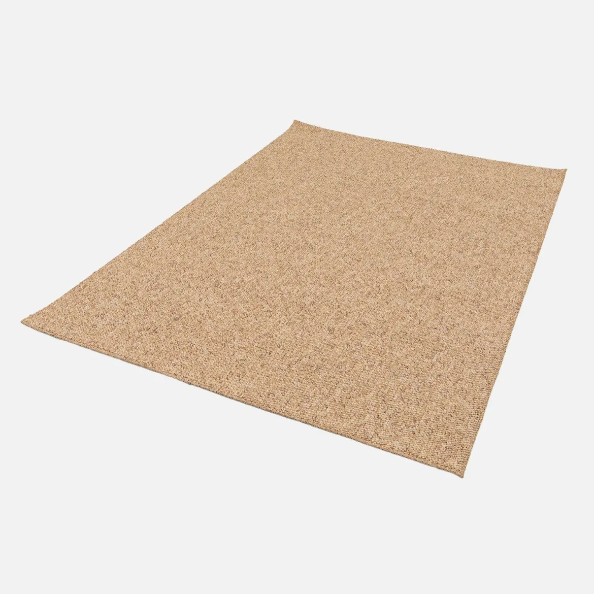 Tappeto a pelo ritorto effetto caramello